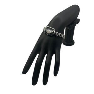 Faded Glory Ladies Quartz Watch With Chain Link Bracelet